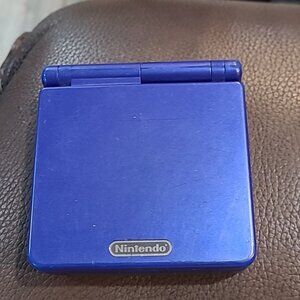 Game Boy Advance SP Top Gun Blue Missing Charger Great Working Condition